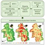 Combining Multiband Remote Sensing and Hierarchical Distance Sampling to Establish Drivers of Bird Abundance